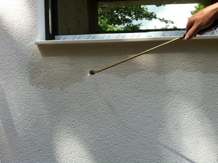 Rauputzfassade – Imprägnieren